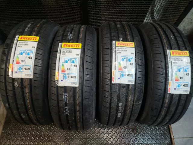 Treno Completo 4 Pneumatici Estivi Pirelli 205/55 R16 91V Cinturato P7