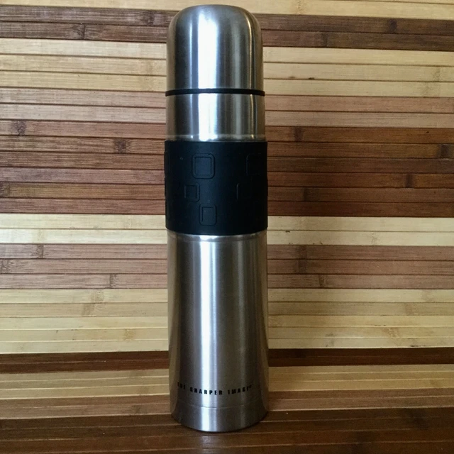 Sharper Image Stainless Steel Thermal Bottle 23 Fl oz Travel Mug Hot or Cold