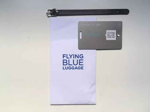 AIR FRANCE KLM Sky Team Elite Plus Flying Blue Luggage Tag Strap $43.17 - PicClick