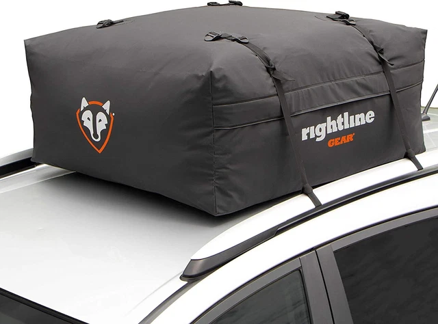 Weatherproof Roof Rack, With or Without Roof Rack, 10 Cubic Feet, Black