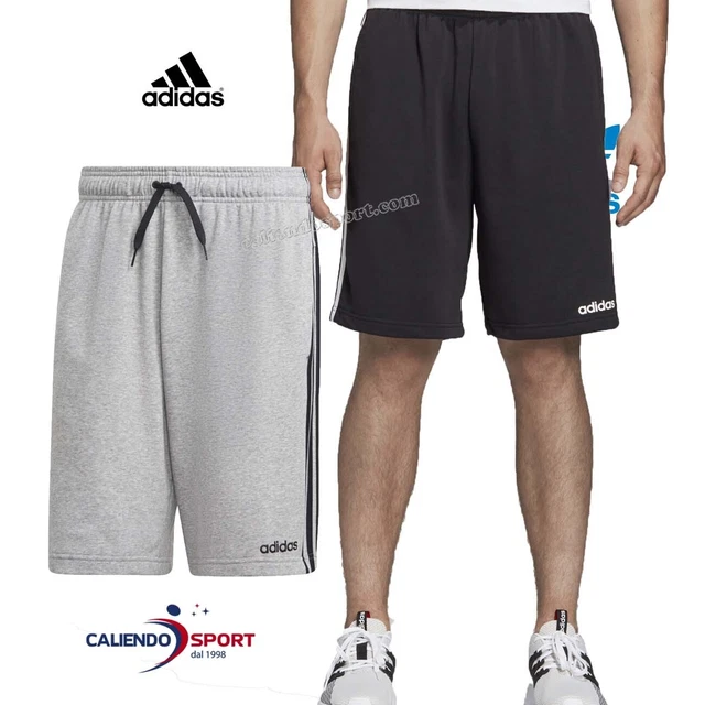 PANTALONCINO ADIDAS DU7830 Du7831 Nero Grigio 3 Stripes French