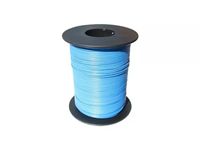 100 m LIY Kabel Litze blau 0,14 mm² flexibel Kupferlitze Schaltlitze