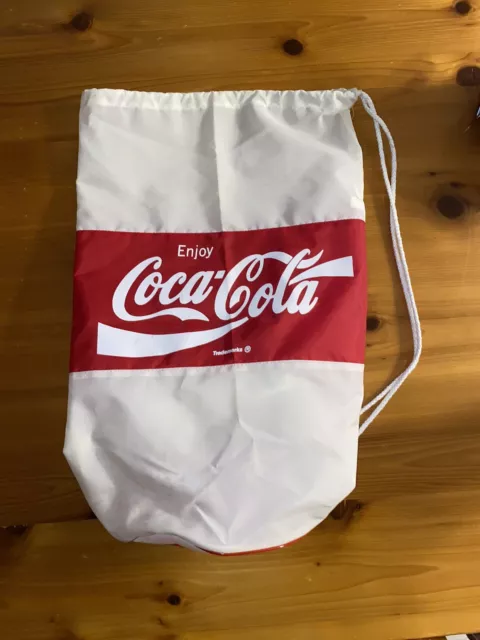 Vintage Coca-Cola Duffle Bag Always Coca Cola Enjoy Coca-Cola Drawstring Bag HTF