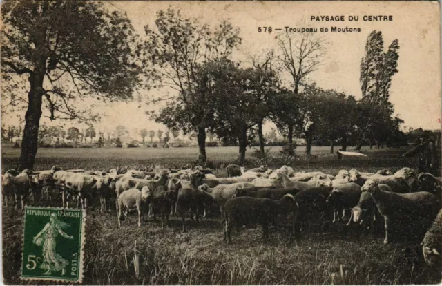 CPA Paysage du Centre, Troupeau de Moutons FRANCE (1050808)