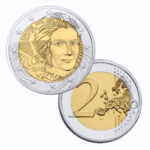 2 euros FRANCE COMMEMORATIVE 2018 Simone VEIL  UNC PROMO MARS