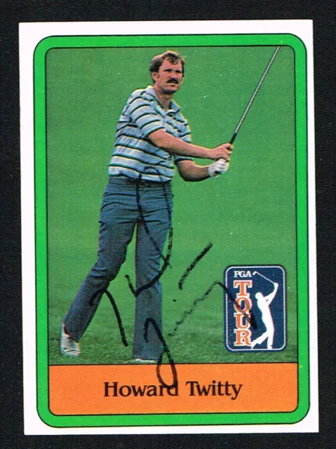 Howard Twitty #14 signed autograph auto 1981 Donruss Golf Trading Card