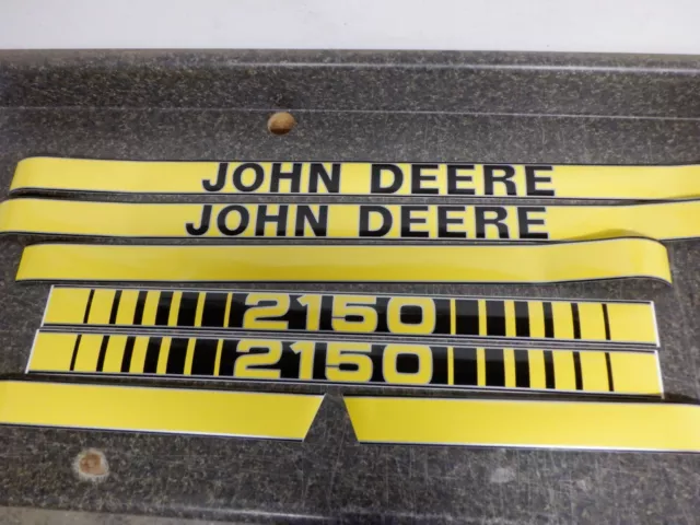 John Deere 2150 Hood Decals. Very Nice Quality See Pictures And Details