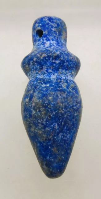 A231 Beautiful Ancient Egyptian Lapis Lazuli Zoomorphic Amulet Circa 500Bce