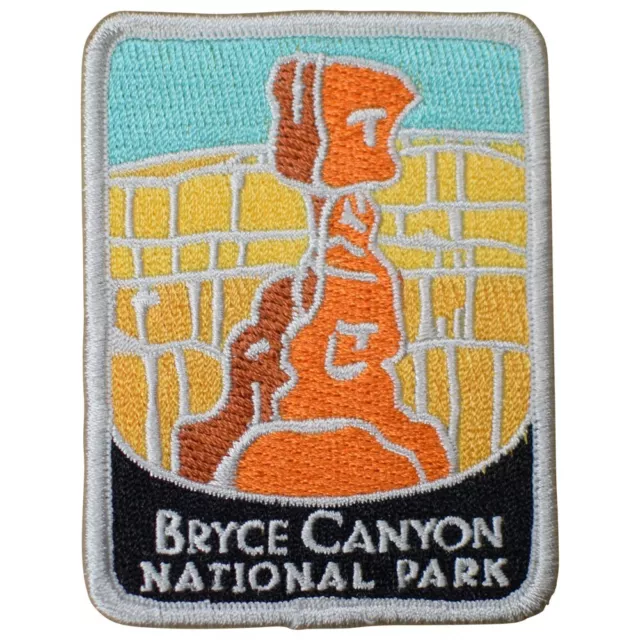 Bryce Canyon National Park Patch - Utah, Hoodoo, Traveler Series 3" (Iron on)