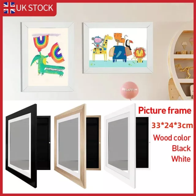 Kids Art Frames Front Opening Changeable Picture Display Projects Crafts Photos