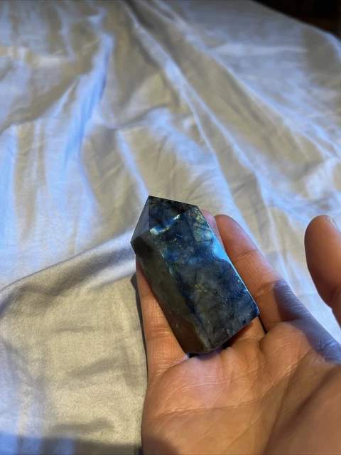 Labradorite Tower Obelisk Gemstone Point Crystal Natural Gemstone Chakra Healing