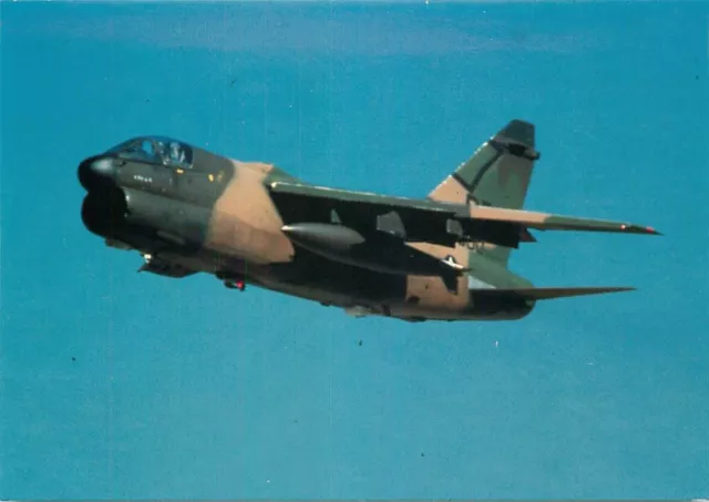 Postcard LTV A-7D "Corsair II" Jet Airplane