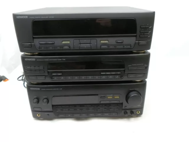 Kenwood A-85 Stacking system Amplifier GE-850 Graphic Equaliser and tuner t-85l