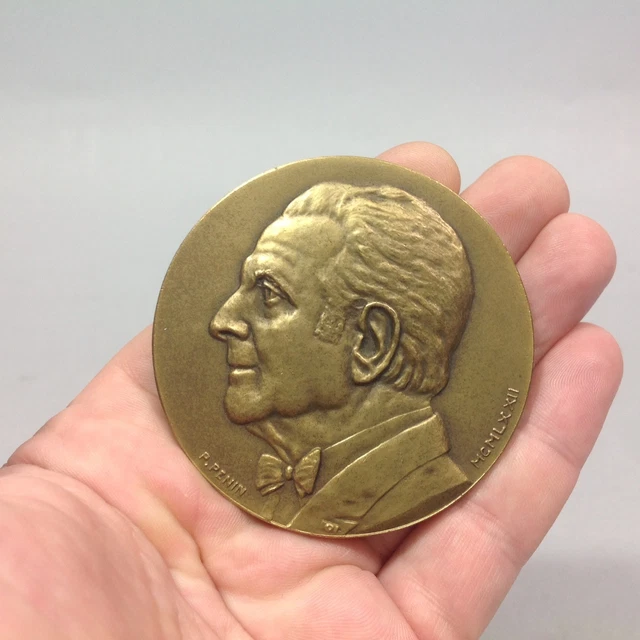 Médaille Commémorative Bimillénaire De Lyon 1958 - Bronze, Gravure Pénin, époque XXe