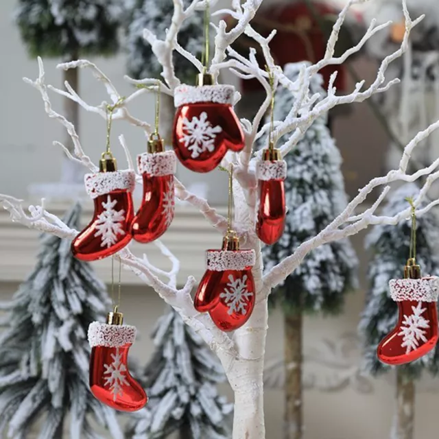 Chaussettes suspendues qualité supérieure gants ornements décoration de fête