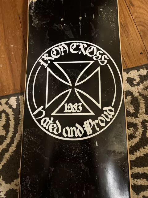 Outlook skateboards Iron Cross Hated And Proud 1983, 7/100