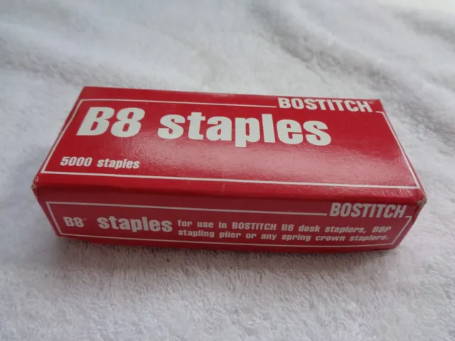 Stanley Bostitch B8 Staples STCRP2115 - 1/4" (ALMOST Full Box)