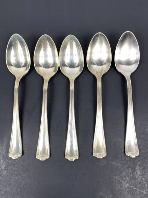 1847 Rogers Bros CROMWELL International Silver Plate 1912 Flatware 5 Teaspoons