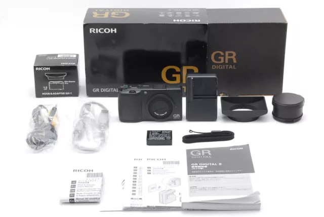 【TOP MINT in BOX】 RICOH GR DIGITAL II 10.1MP Compact Digital Camera From JAPAN