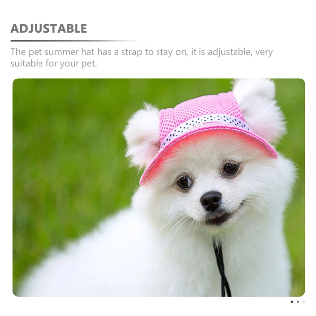 Breathable Pet Hat Outdoor Dog Hat Pet Breathable Hat Outdoor Decor Baseball Cap 2