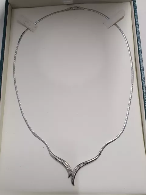 Ernest jones on sale white gold necklace
