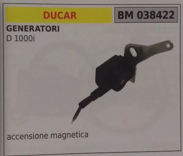 BOBINA ACCENSIONE MAGNETICA GRUPPO ELETTROGENO GENERATORE DUCAR D 1000i