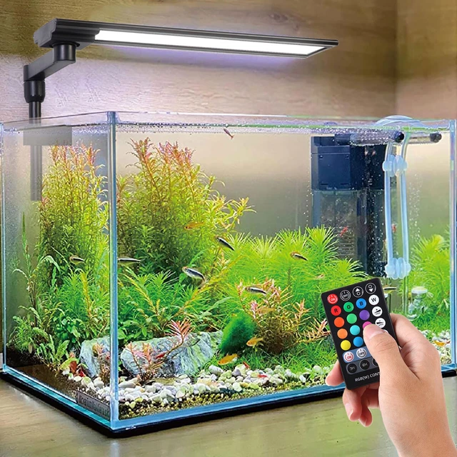 Nano Led Aquarium Light Full Spectrum 20W Freshwater Plants Fish Tank Lights New