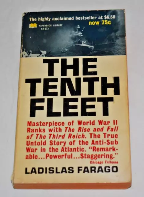 The Tenth Fleet by Ladislas Farago Paperback 2nd Printing WWII