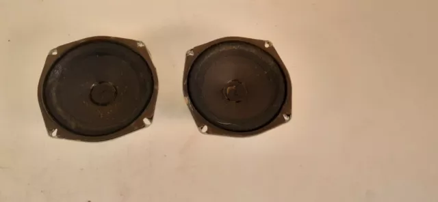 Vintage Fisher Mid-range Speakers, XP 66, 1968, M 401,Working