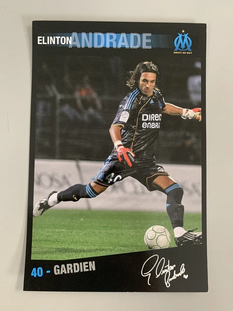 Carte Photo Vintage OM – Olympique De Marseille – Saison 2009-2010 (Originale)