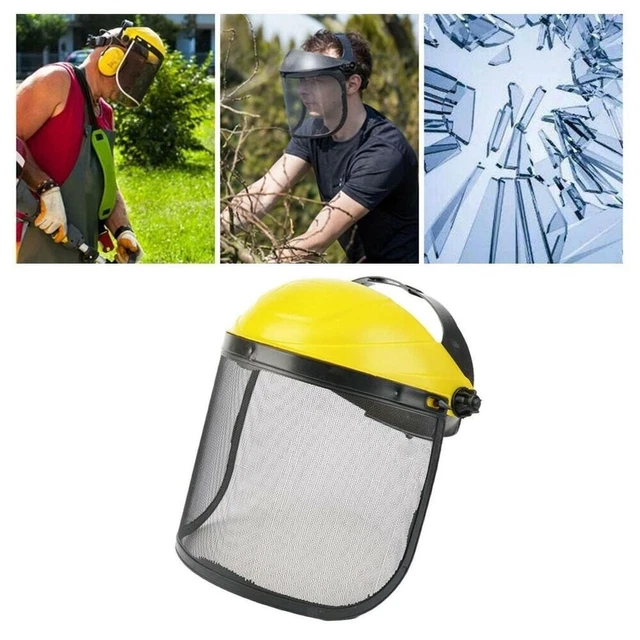 PROTECTION SAFETY HELMET Mesh Face Shield Chainsaw Helmet Protective