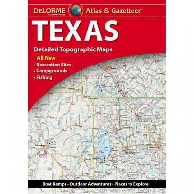 Texas State Atlas & Gazetteer, by DeLorme - 2021, 9th Edition
