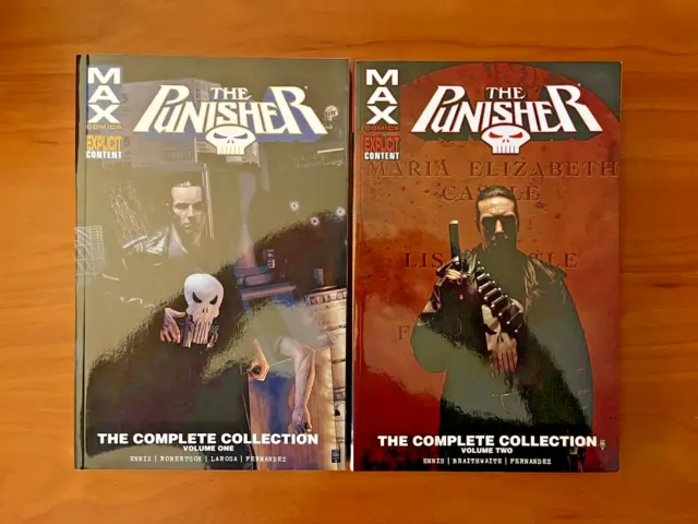 Punisher MAX Complete Collection vols. 1 & 2 NM Garth Ennis