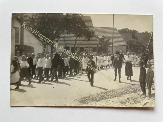 orig. Foto AK Umzug Esslingen um 1920