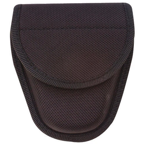 Tru-Spec 9035000 Black Single Hidden Snap Nylon Handcuff Case 5-1/2" x 4"
