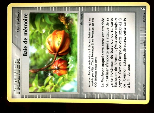Pokemon Gardiens Cristal Unco N°  80/100 Baie De Memoire