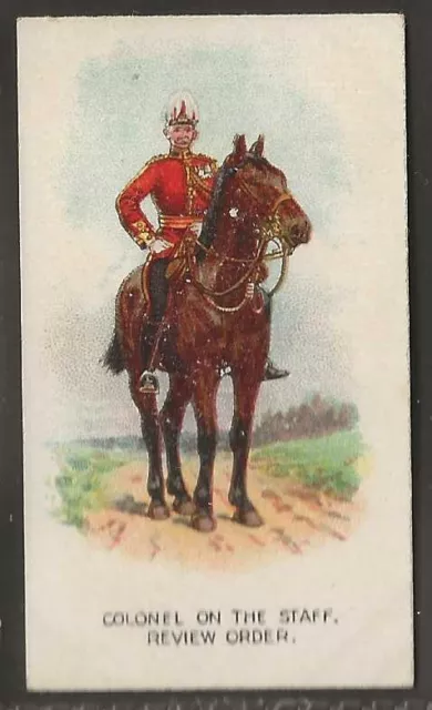 Wills Australian-Types Of The British Army 1912 (Vice Regal)-#10- Quality Card!!