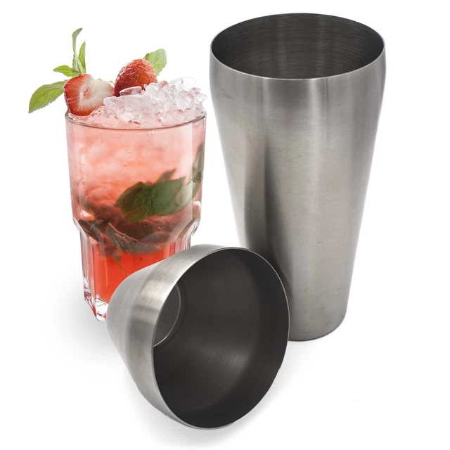 Cocktailshaker 2-Teilig aus Metall 700ml