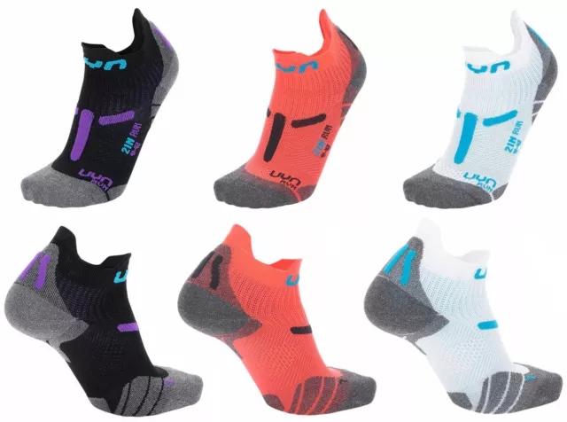 UYN Damen Sneaker Socken Sport Füßlinge - Doppellagig 2in Anti Blasen Laufsocke