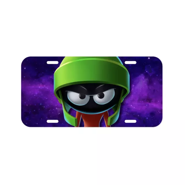 Marvin the Martian Front License Plate Looney Tunes Cartoon Alien NEW 3