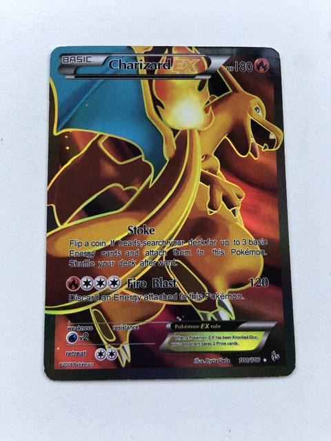 Charizard EX - XY Flashfire 100/106 - Full Art Rare Pokemon Card