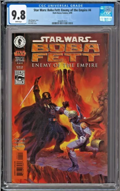 Star Wars: Boba Fett: Enemy of the Empire #4 CGC 9.8 White Pages Darth Vader