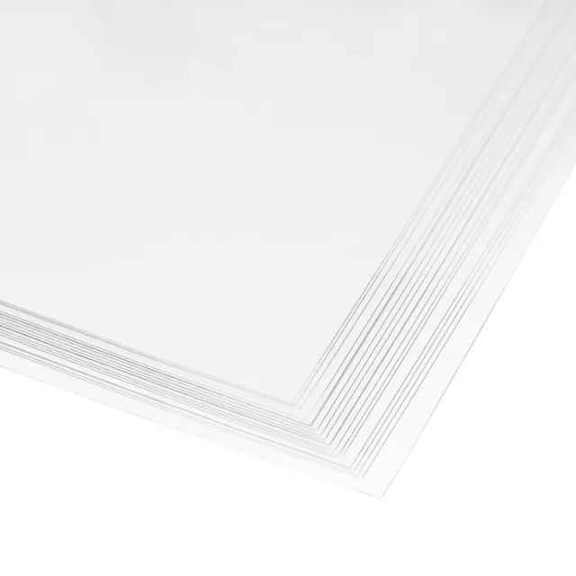 0.1Mm Thick A4 Size Clear PVC Sheet 297Mm X 210Mm Transparent Rigid Plastic Shee