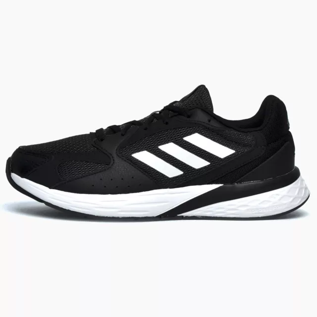 Adidas Response Run Mens Running Shoes Gym Fitness Workout Casual Trainers Black