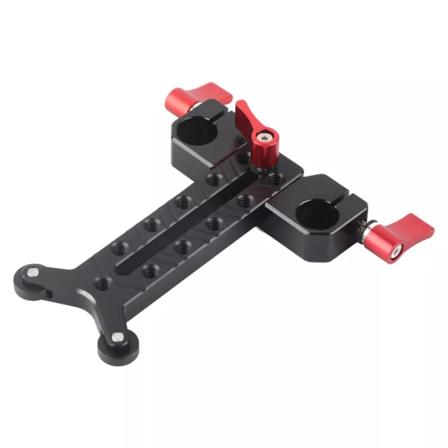 Long Lens Support Height Adjustable 15mm Rod Hole Aluminum Alloy Long Lens B GDS