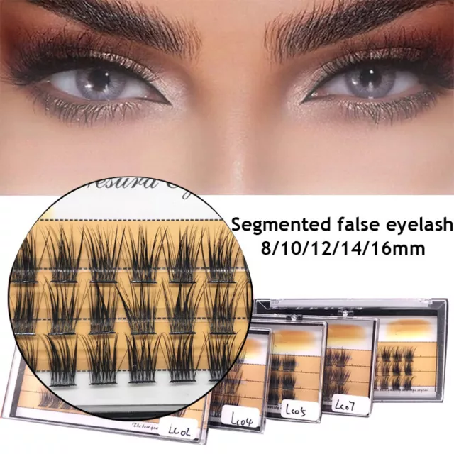 8-16mm Volume Cluster Eyelash Extensions Individual Russian False Eye Lashes New