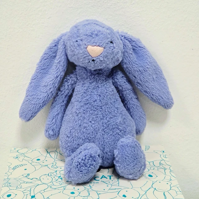 JELLYCAT SMALL BLUEBELL Bashful Bunny Rare Retired Soft Toy £59.99 ...