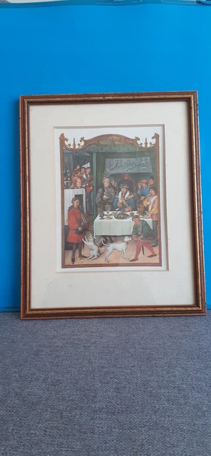 Plaque Murale Vintage Capodimonte – Roses En Céramique – Cadre Bois – Fabriqué En Italie