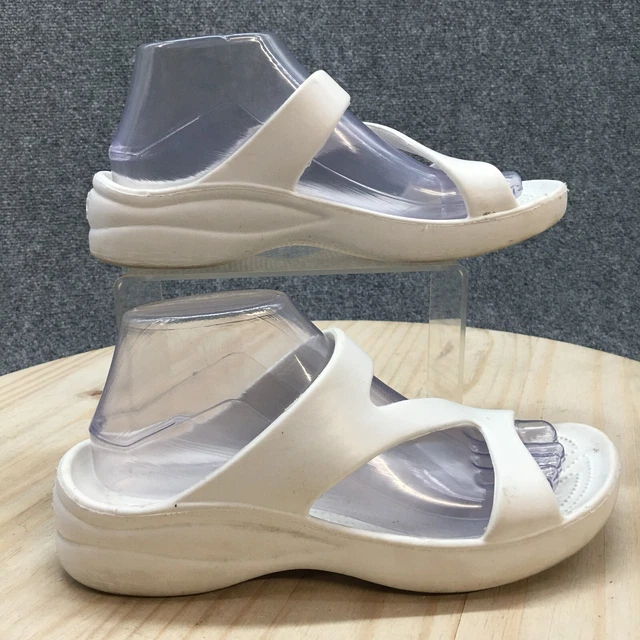 Dawgs Sandals Womens 8 Ladies Z Arch Support Slide Flats Comfort White Slip On Dawgs Sandals Womens 8 Ladies Z Arch Support Slide Flats Comfort White Slip On