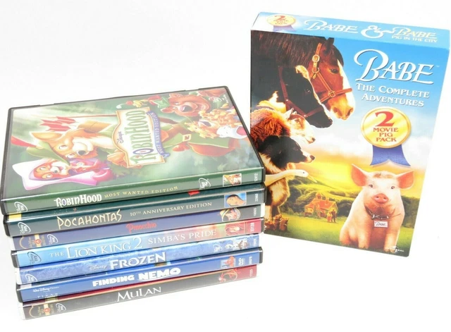 DVD Lot of (10) Disney, Pixar, Animated Movies - Pinocchio, Frozen, Atlantis++
